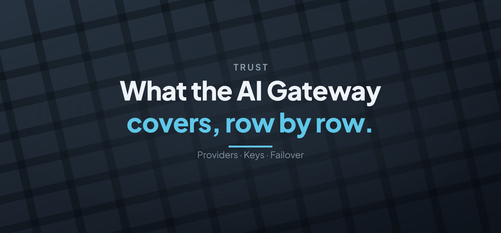 AI Gateway in an AI Workspace: What It Controls