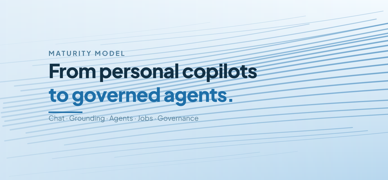 The Enterprise AI Maturity Model: From Personal Copilots to Governed Agentic Work