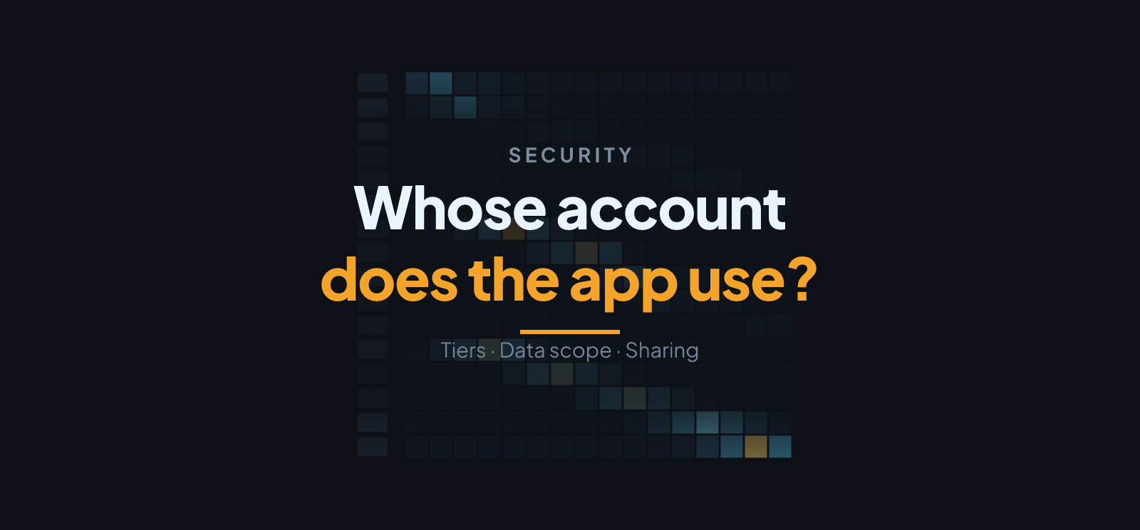 Least Privilege for AI-Built Apps: Whose Account?